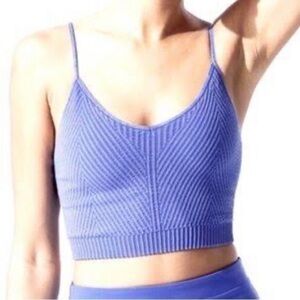 Spiritual Gangster Ribbed Row Crop Tank NWT XS/S
